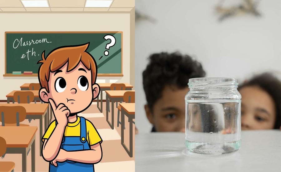 Curiosity is considered one of the important factors to help children succeed in the future. Graphics: Minh Vu