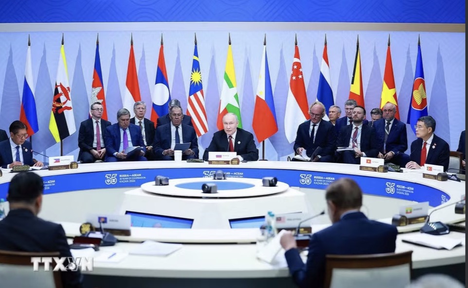 Hội nghị Cấp cao Kỷ niệm 35 năm quan hệ ASEAN - Nga có ý nghĩa quan trọng nhằm thúc đẩy quan hệ Đối tác Chiến lược ASEAN - Nga. Ảnh: TTXVN
