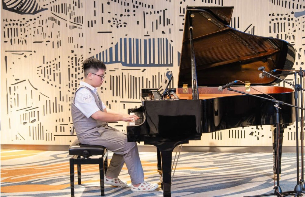 Contestant Vo Hoang Duy (born in 2011) will participate in the Crescendo International Art Festival - Hanoi 2026. Photo: Ha Anh