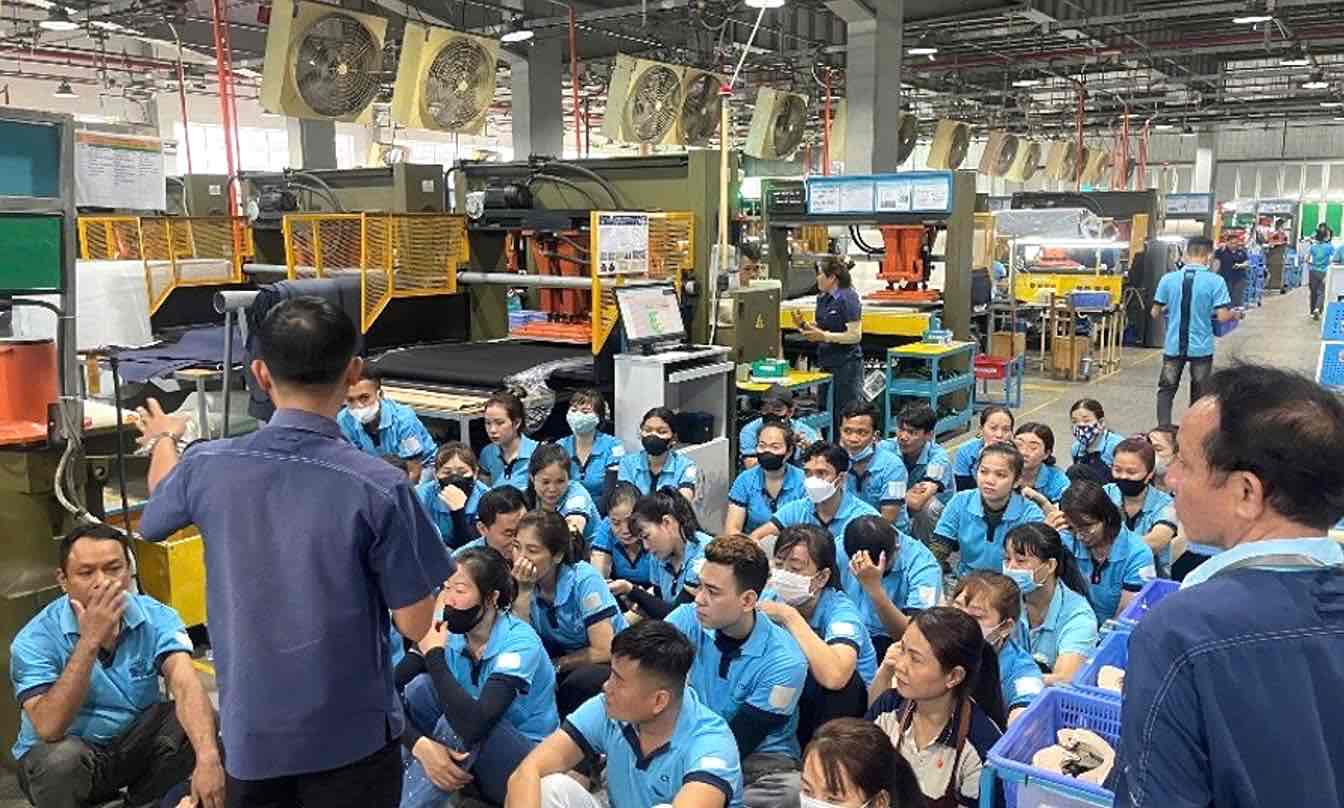 Công đoàn tại TP Đồng Nai tổ chức các lớp học nâng cao trình độ người lao động. Ảnh: HAC