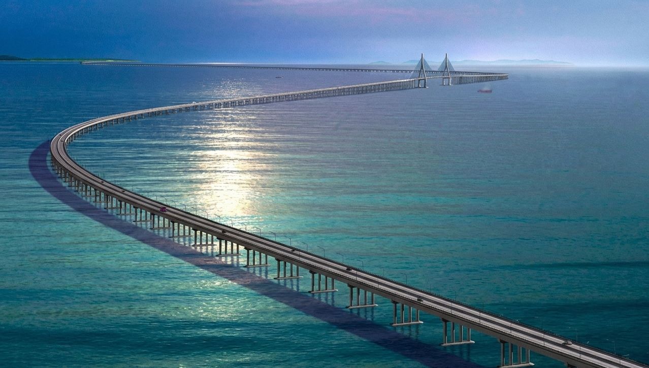 Expected design plan for the sea bridge section on the Can Gio - Vung Tau route. Photo: Ho Chi Minh City Department of Construction