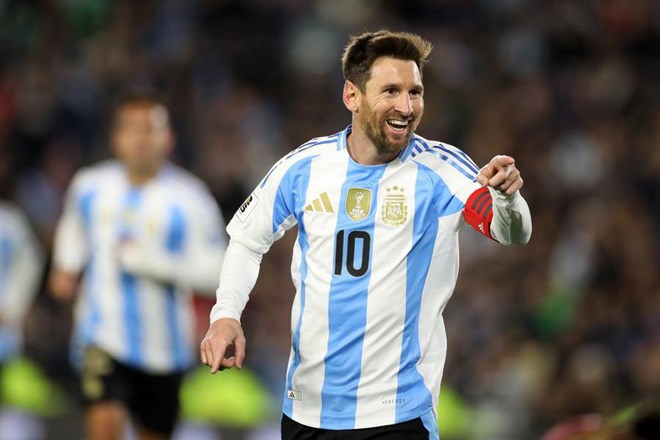 Lionel Messi ngay lập tức để lại dấu ấn ở World Cup 2026.  Ảnh: Xinhua