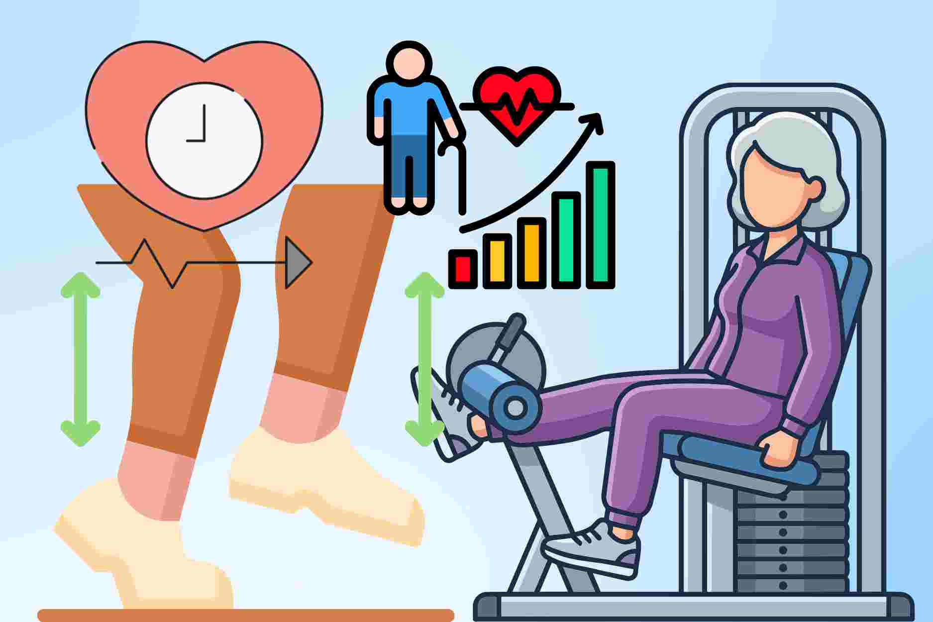 Healthy legs contribute to longevity