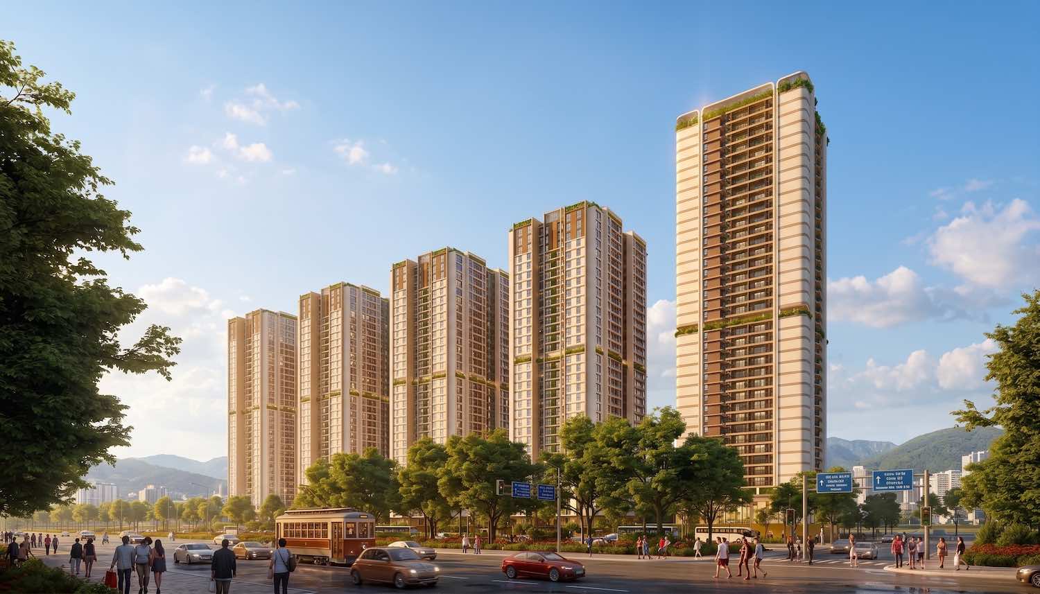 The housing project for families of armed forces in the army is expected to provide 2,776 apartments. Photo: Huu Long