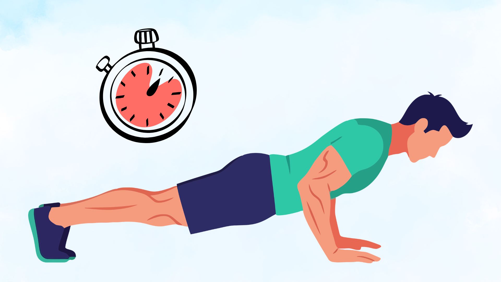 Push-ups are exercises that help men maintain a slim and healthy figure. Graphics: Thanh Thanh