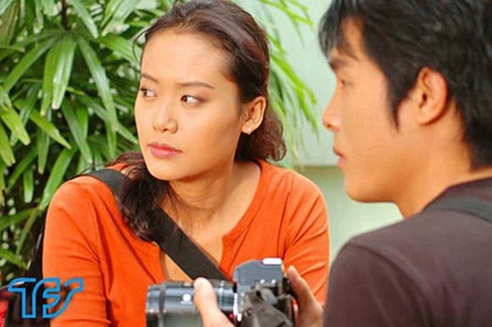Hong Anh's role in the movie "Journalism". Photo: Film crew provided.