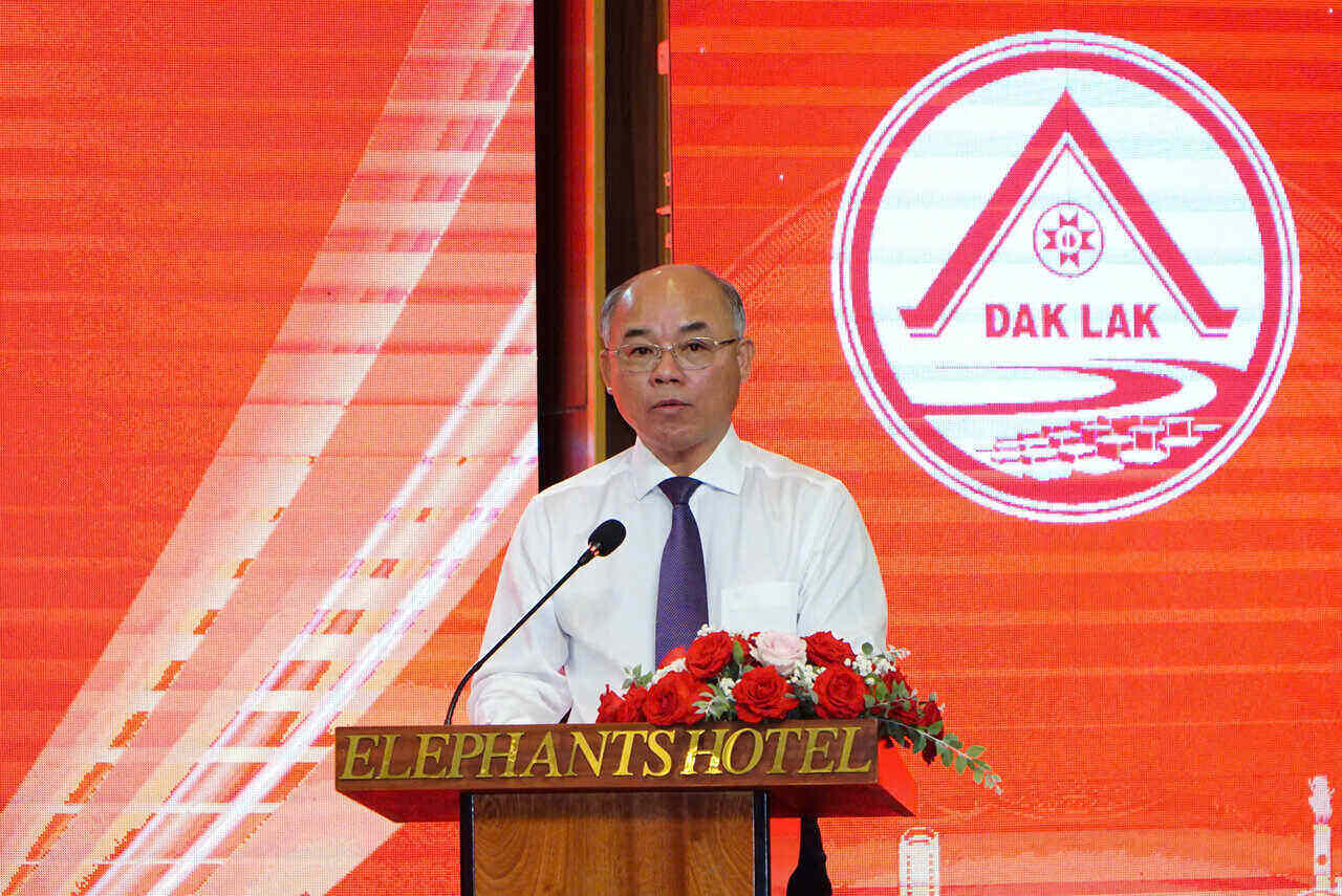 Ông Trương Công Thái - Phó Chủ tịch UBND tỉnh Đắk Lắk phát biểu. Ảnh: Bảo Trung