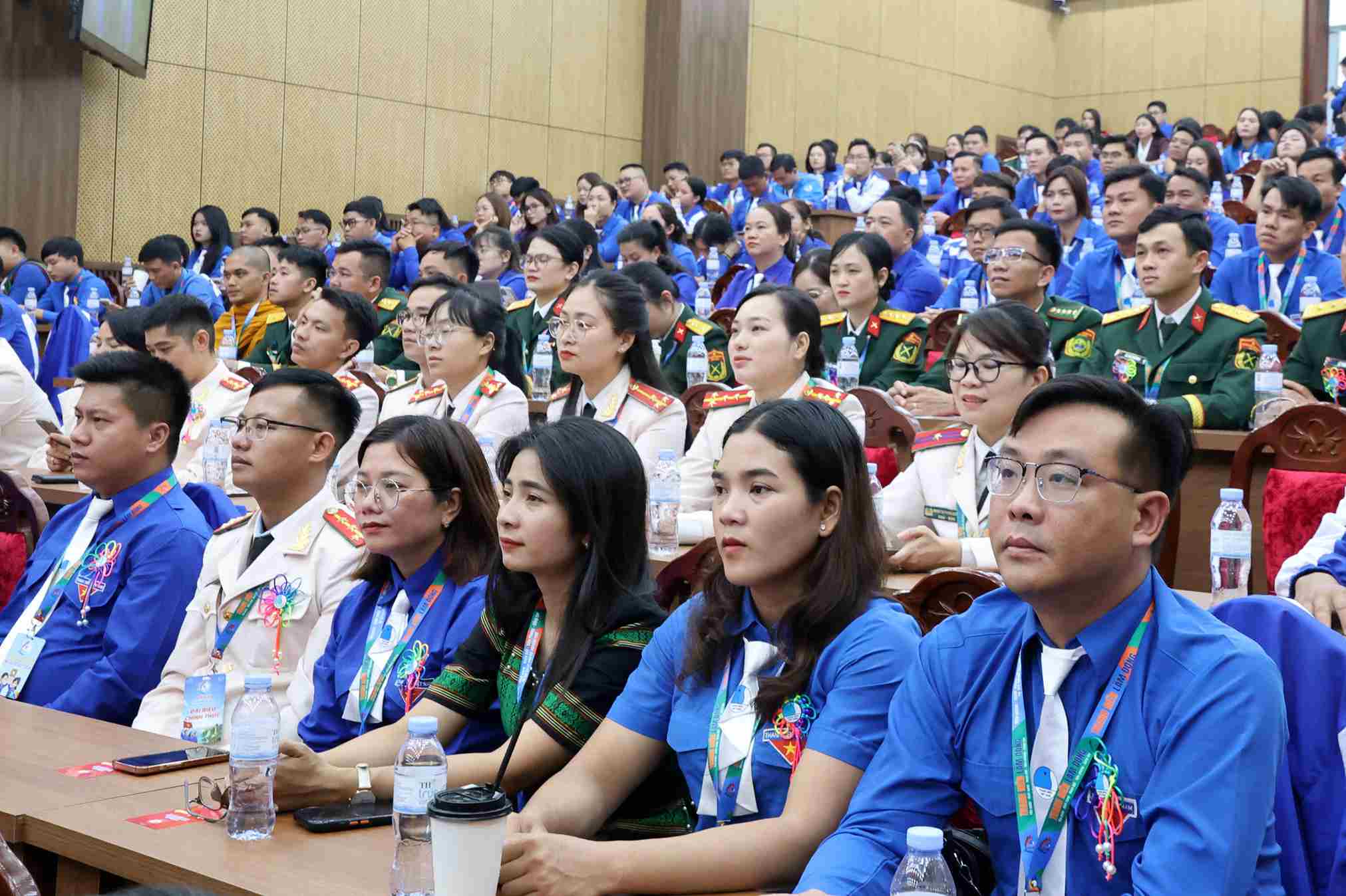 Quang cảnh Đại hội đại biểu Hội Liên hiệp Thanh niên Việt Nam tỉnh Lâm Đồng lần thứ I. Ảnh: Thái Lâm