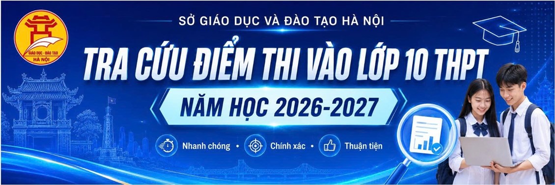 Hanoi Department of Education and Training guides how to look up 10th grade exam scores. Photo: Hanoi Department of Education and Training