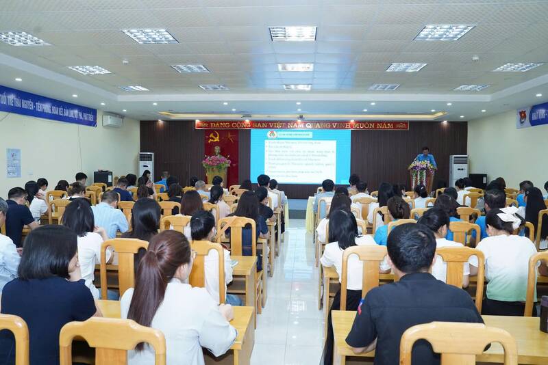 Overview of the conference. Photo: Thai Nguyen Trade Union