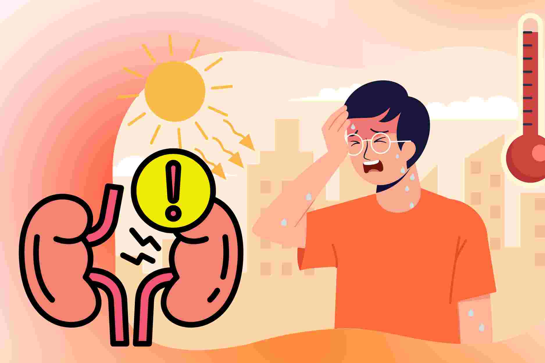 4 warning signs that kidney disease is likely to appear in hot weather