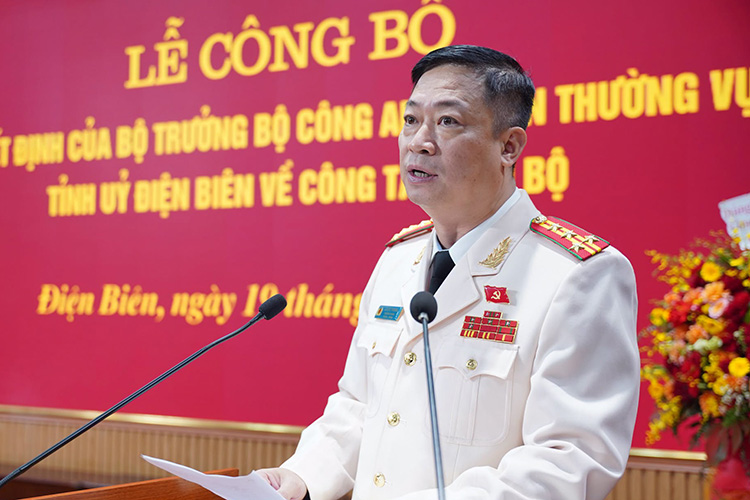 Colonel Le Duc Truong - new Deputy Director of Dien Bien Provincial Police. Photo: Dien Bien Security