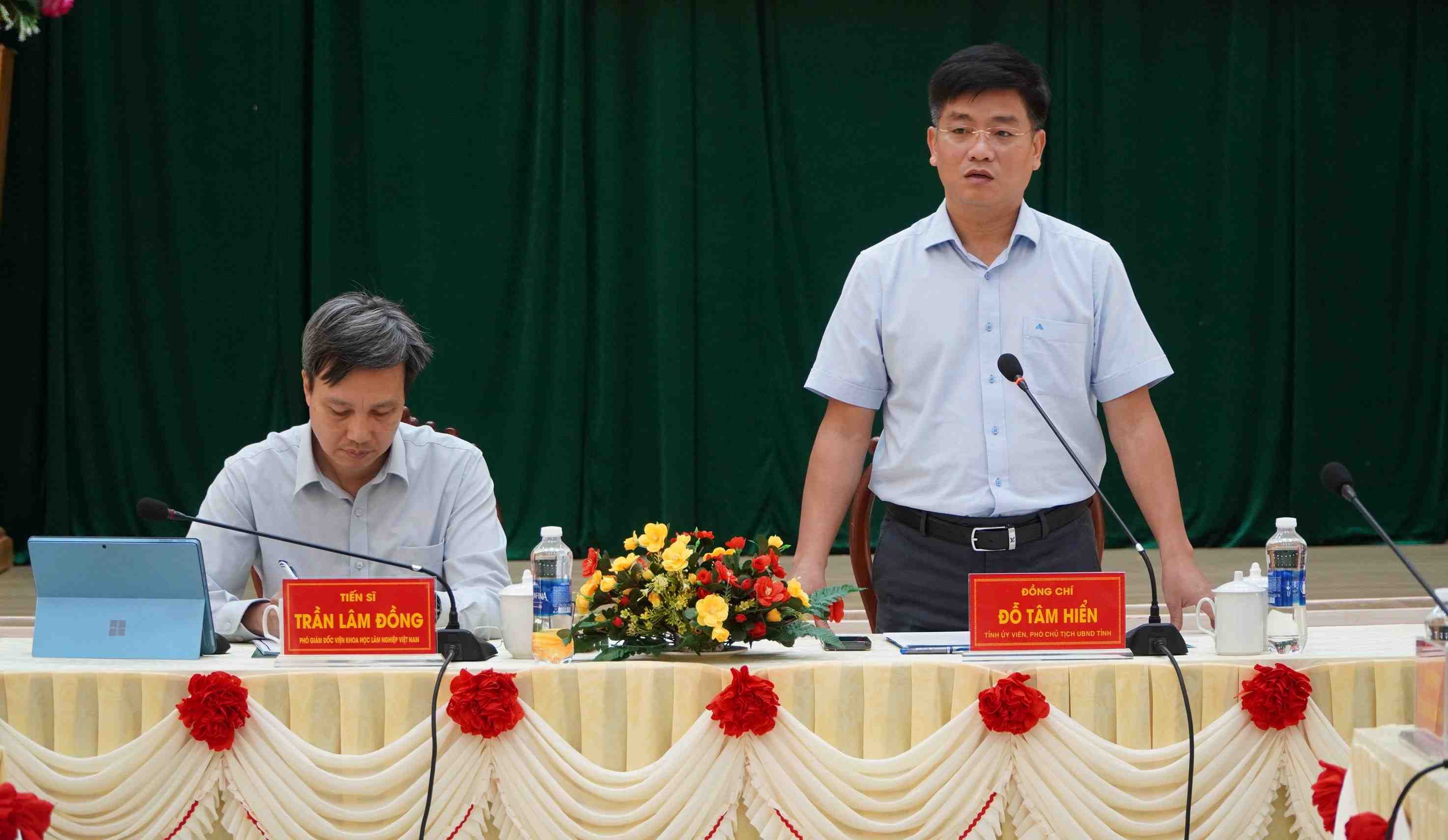 Ông Đỗ Tâm Hiển phát biểu kết luận hội nghị. Ảnh: Vân Tuyền