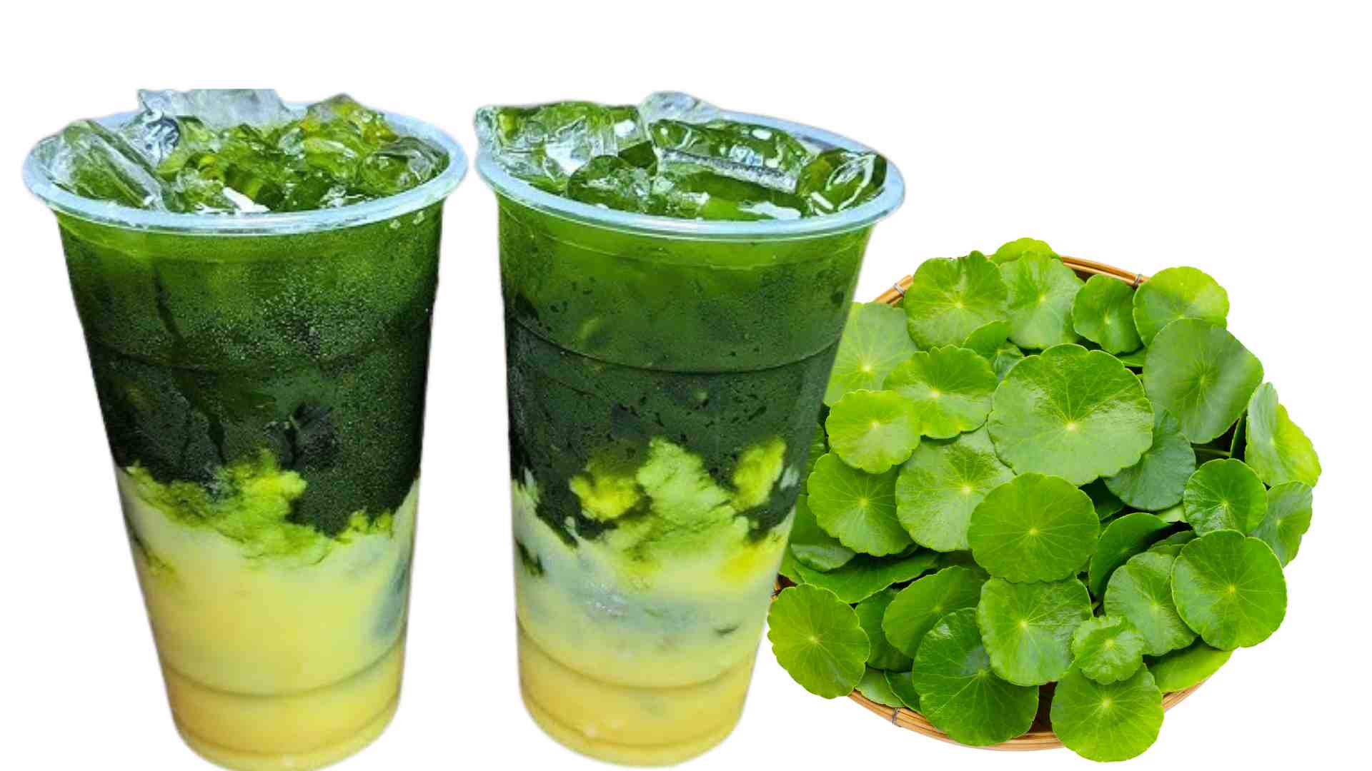Notes when making pennywort and green bean juice to retain nutrition. Graphic photo: Huong Son