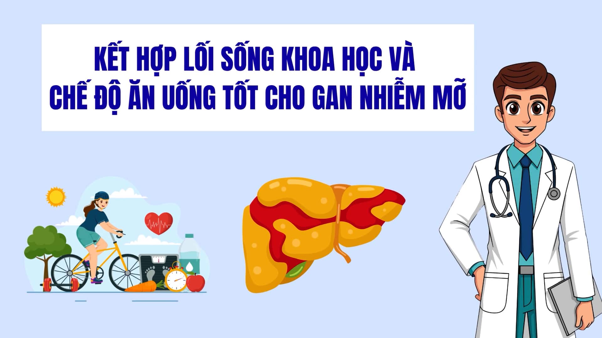 Combine a scientific lifestyle and a diet good for fatty liver
