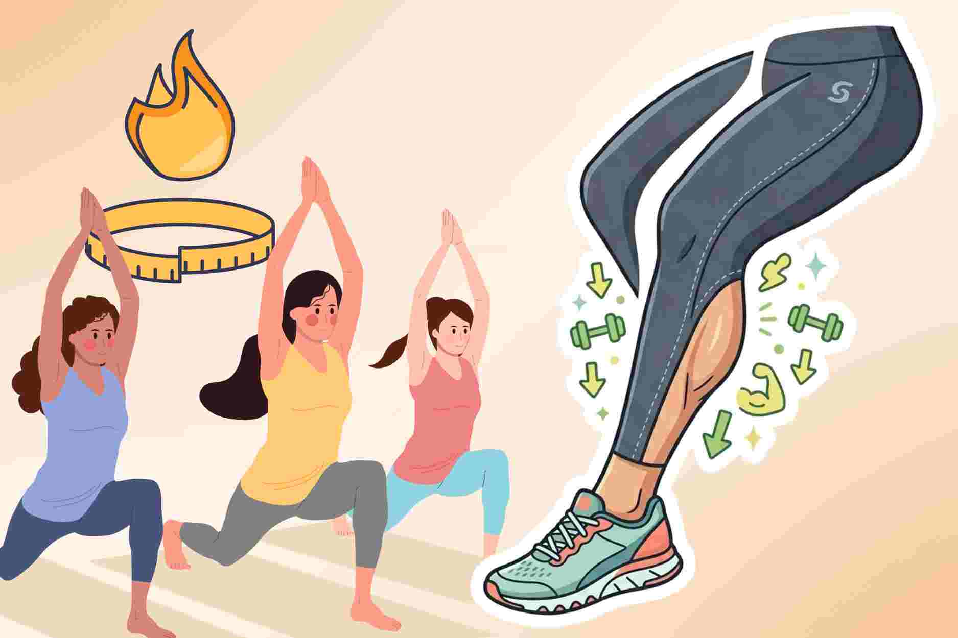 If you want to reduce calf fat with yoga, don't ignore these notes