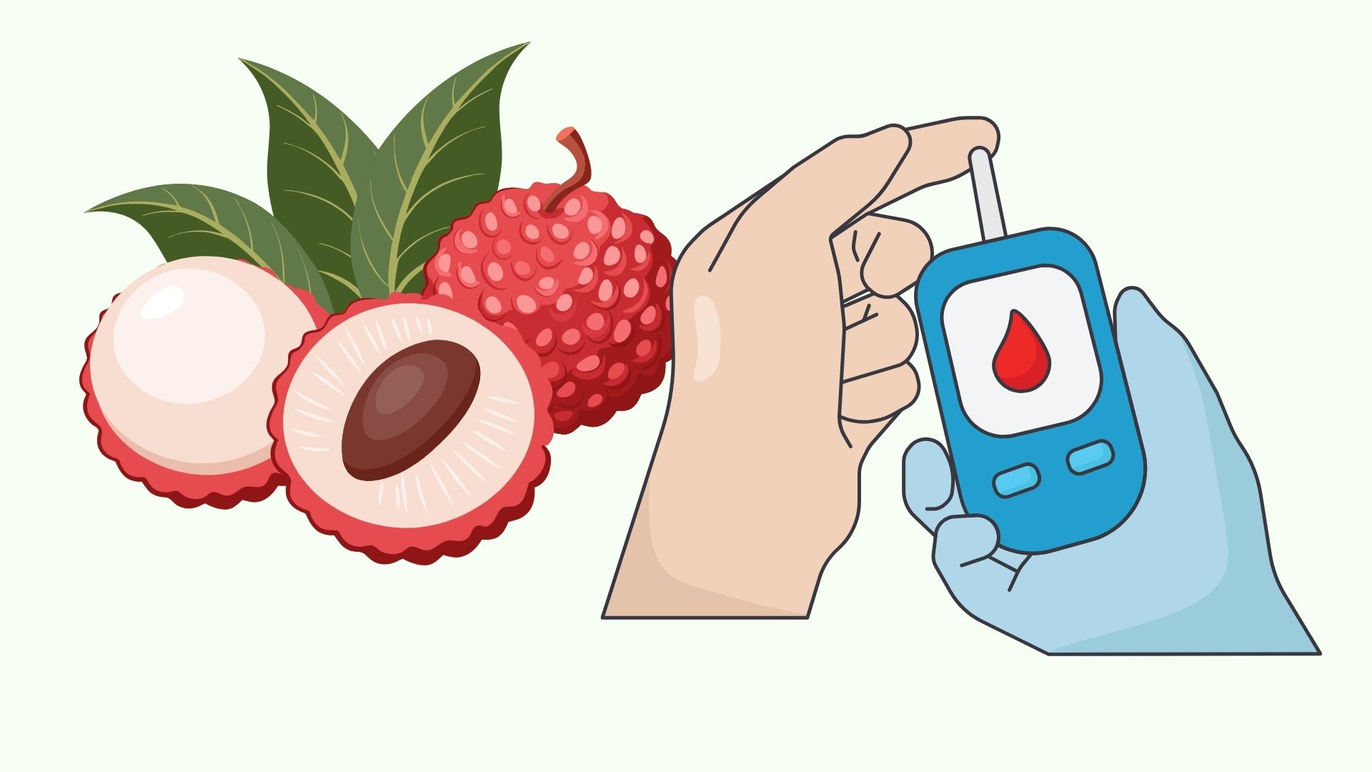 ¿Cuántos lichis es apropiado para controlar el azúcar en sangre cada día? Gráfico: Linh Dan