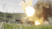 Russian artillery attacks Ukrainian stronghold. Photo: Russian Ministry of Defense