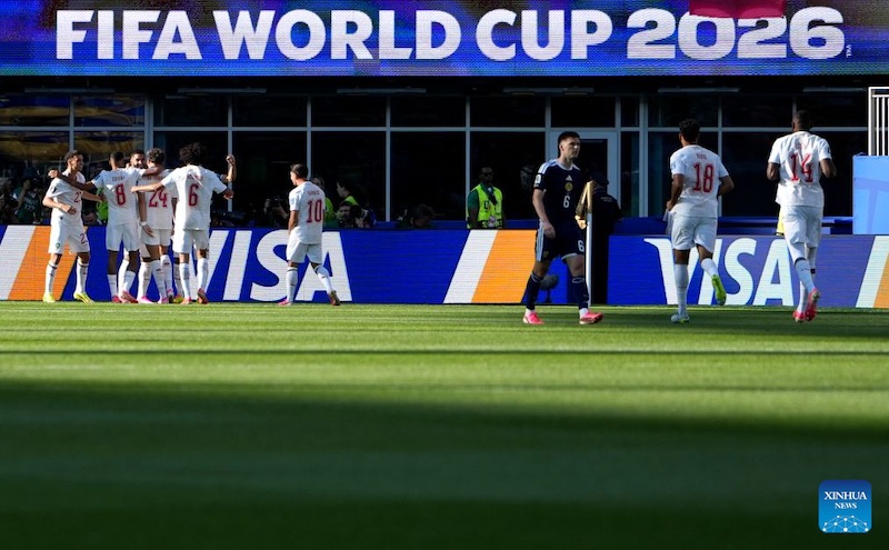 Tuyển Maroc giành chiến thắng trước Scotland ở lượt trận 2 bảng C World Cup 2026. Ảnh: Xinhua


