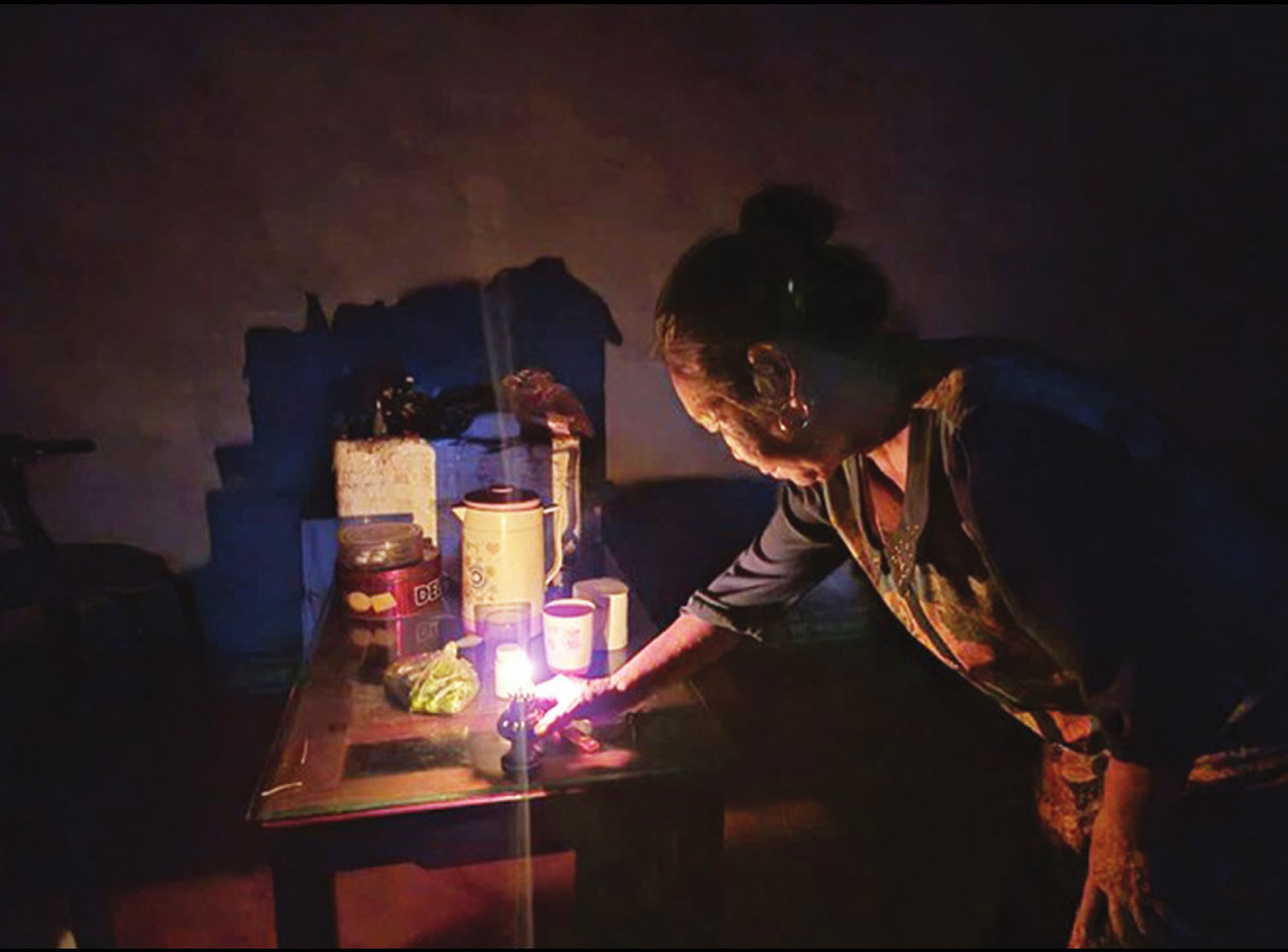 La vida en los días de inundación en Lạng Sơn en octubre de 2025. Foto: KHÁNH LINH