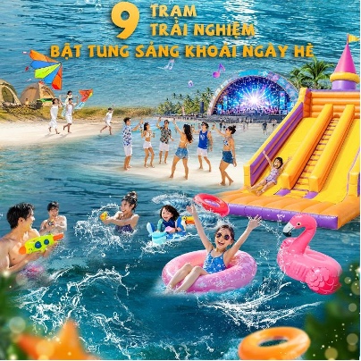 Với 9 trạm trải nghiệm siêu cuốn hút và cực vui nhộn, Paradise Summer Fest sẽ là không gian cho trẻ em và gia đình khuấy đảo mùa hè. Ảnh: Vinhomes