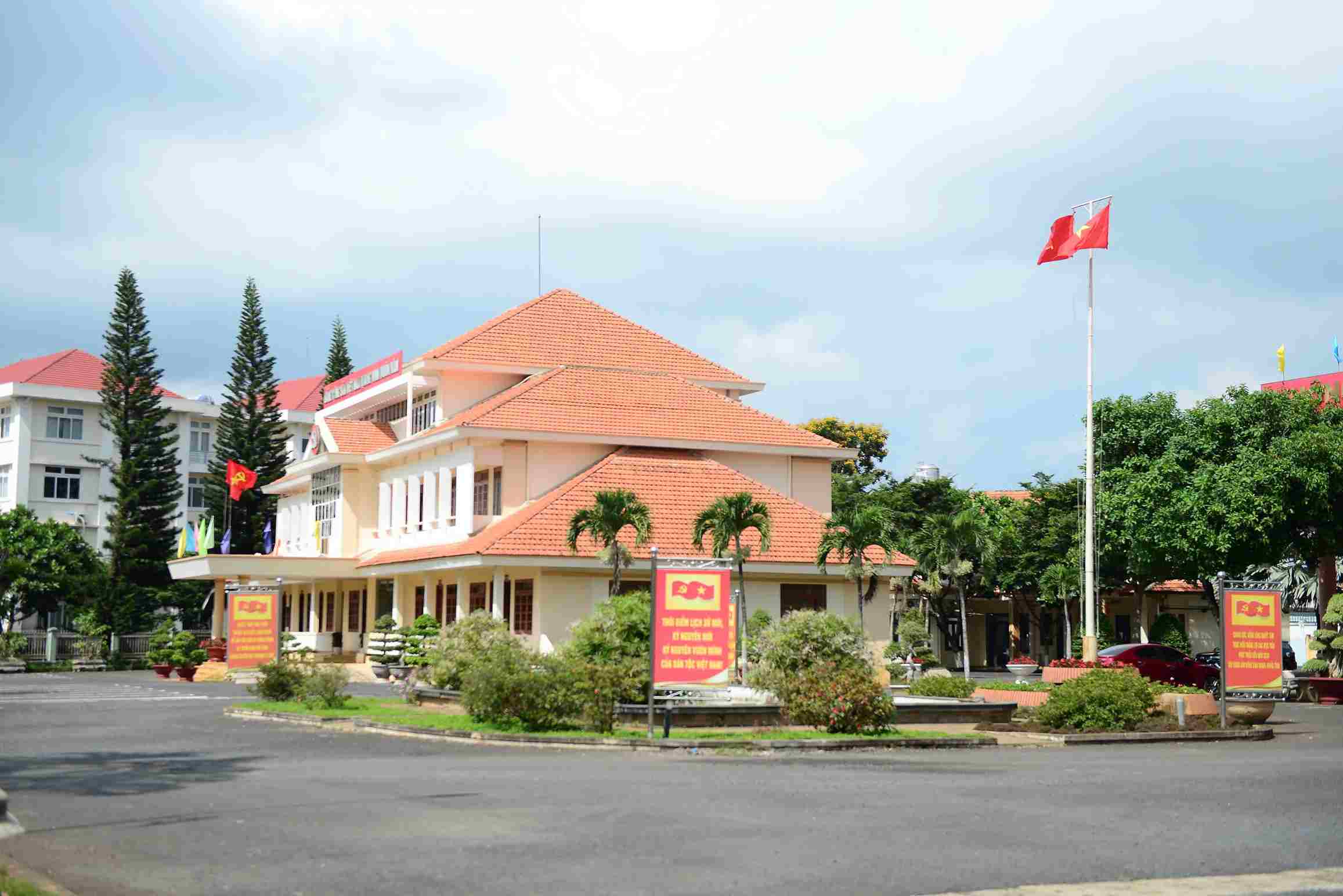 Trung tâm hành chính xã Đức Trọng hiện tại. Ảnh: Phúc Khánh