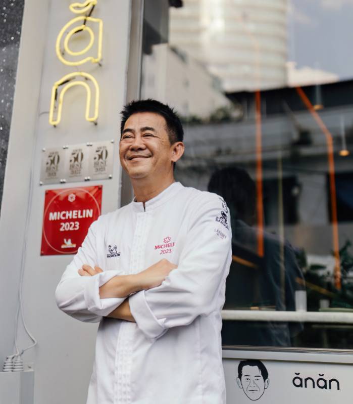 Ông Peter Cường Franklin, đầu bếp của nhà hàng Ănăn Saigon. Ảnh: Nhân vật cung cấp