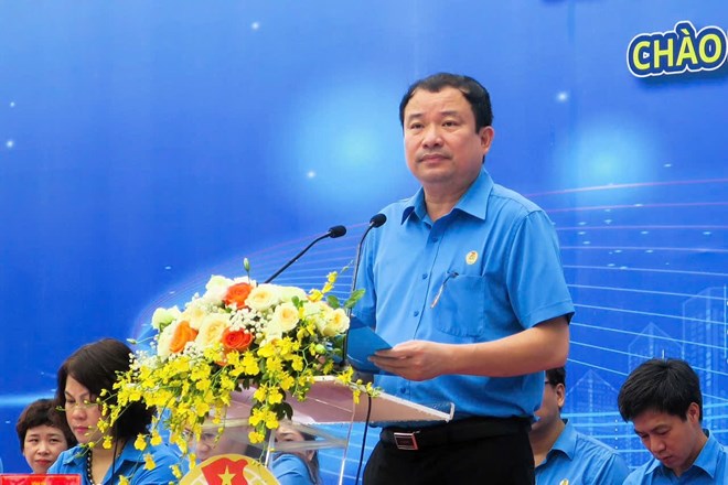 Mr. Nguyen Anh Tuan - Member of the Presidium of the Vietnam General Confederation of Labour, Chairman of the Hai Phong City Labor Federation.