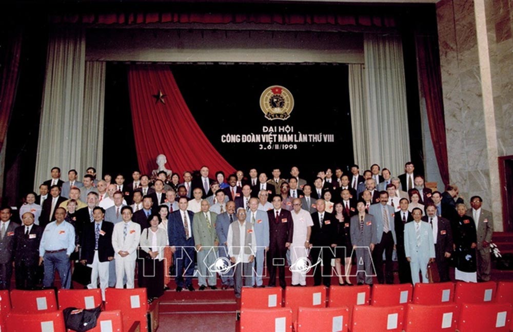 Đại hội VIII Công đoàn Việt Nam Ảnh: TTXVN