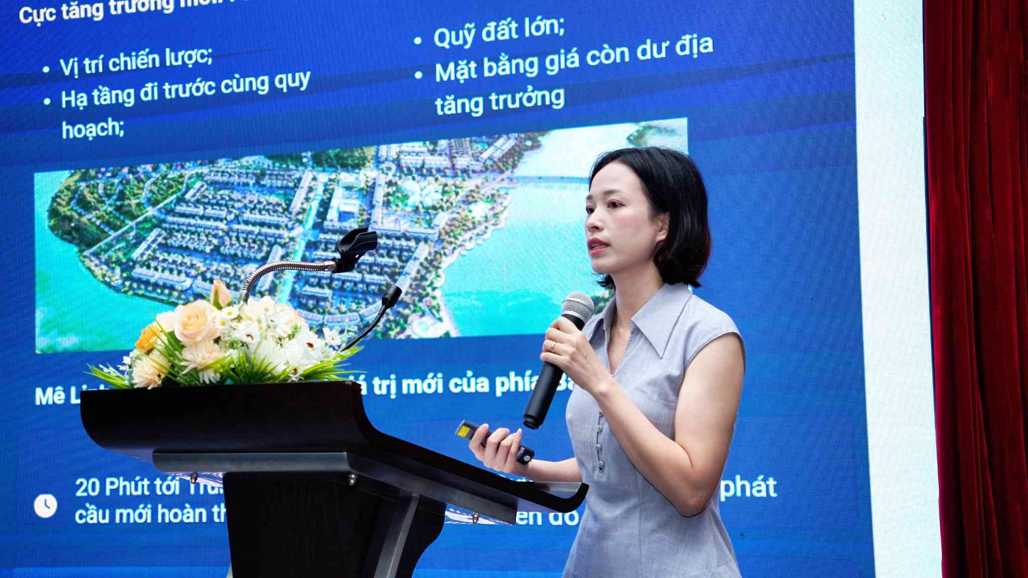 Bà Phạm Thị Miền - Phó Viện trưởng Viện Nghiên cứu đánh giá thị trường bất động sản Việt Nam. Ảnh: Bình Nguyên