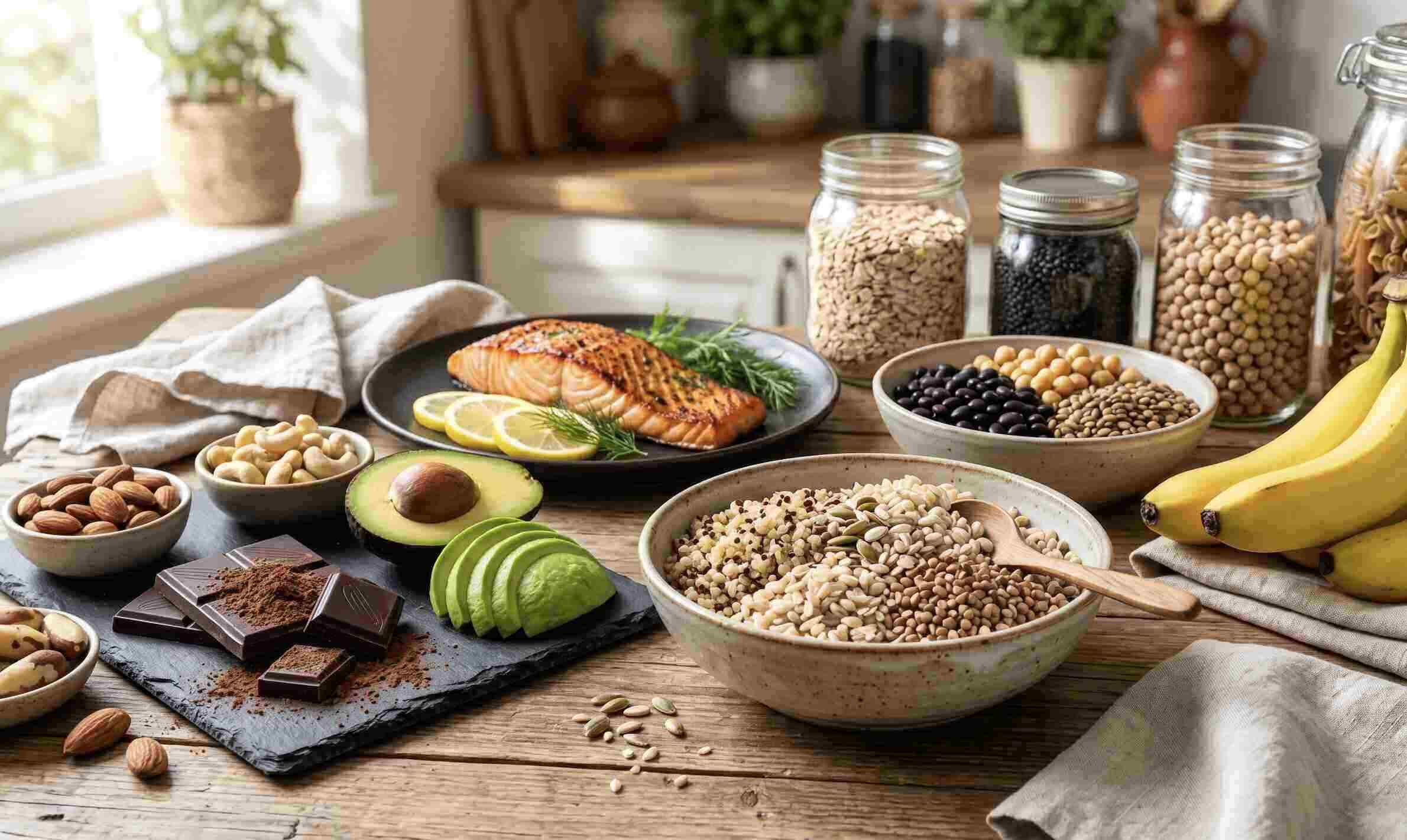 Some magnesium-rich foods are recommended by nutrition experts to supplement regularly. Graphics: Vy Vy