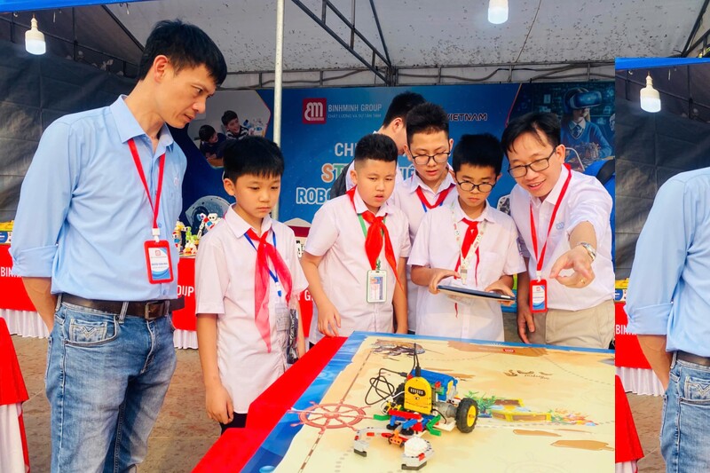 Sáng kiến cải tiến kỹ thuật trong dạy và học ở Sơn La. Ảnh: Trường Sơn