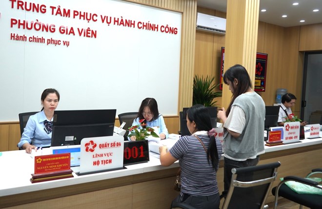 Hai Phong operates 2-level government effectively, 99.82% of dossiers on schedule