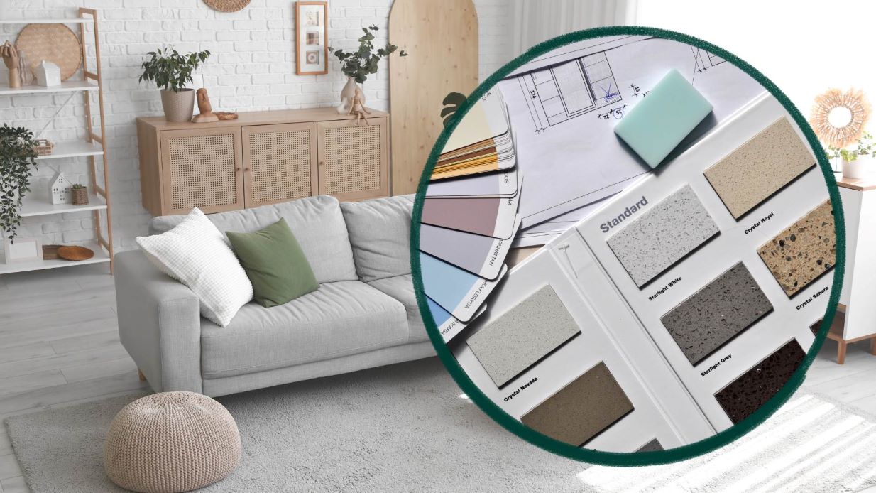 Light-colored furniture helps the small living room look more spacious. Graphics: Thanh Thanh