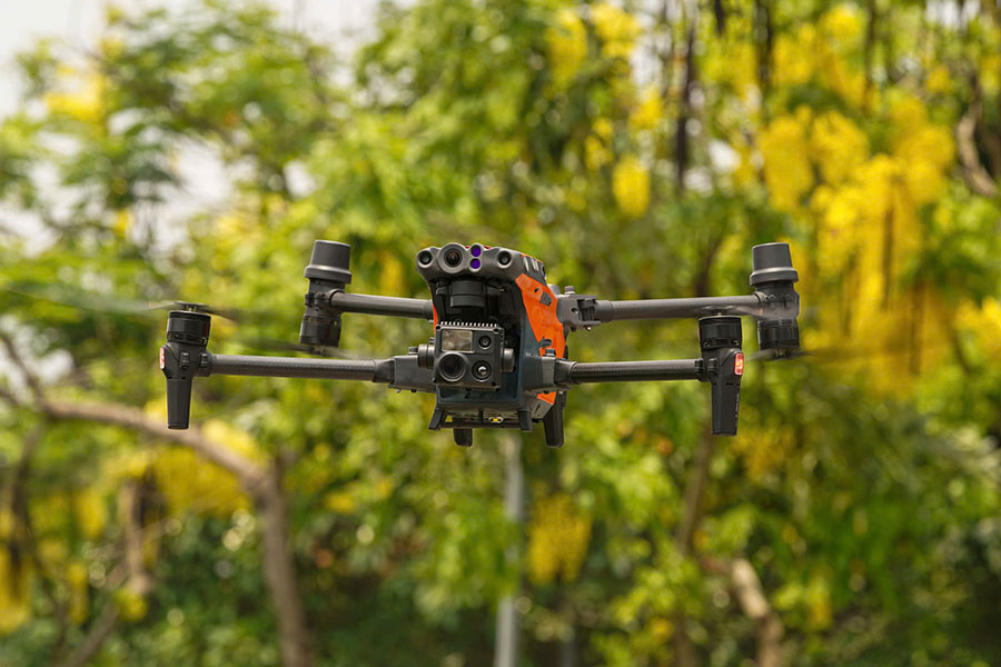 Chỉ trong vài phút, lực lượng chức năng có thể triển khai UAV đến khu vực cần kiểm tra, thu thập dữ liệu và truyền trực tiếp về trung tâm điều hành.