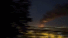 The explosion in Kiev, the capital of Ukraine, during Russia's attack on June 2. Photo: RT