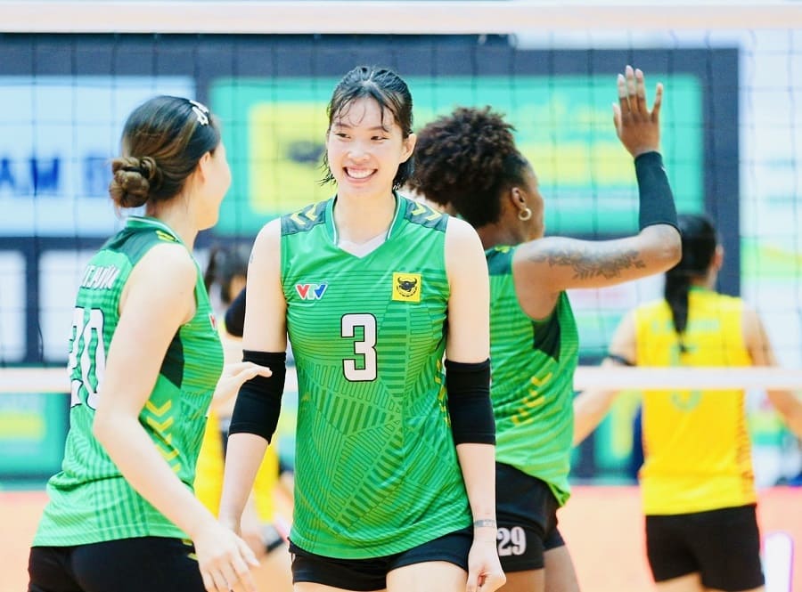 Main attacker Tran Thi Thanh Thuy continues to be the captain of the Vietnamese women's volleyball team. Photo: Dang Van