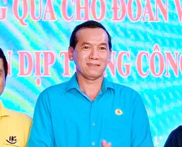 Mr. Ly Cong Bac - Chairman of the Ca Mau Provincial Labor Federation.