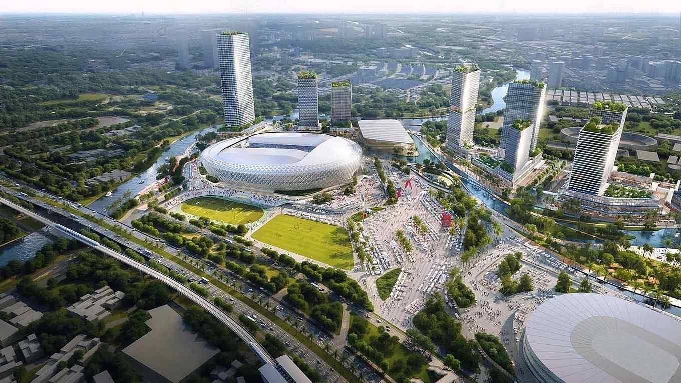 Perspective of Rach Chiec National Sports Complex project. Photo: Investor