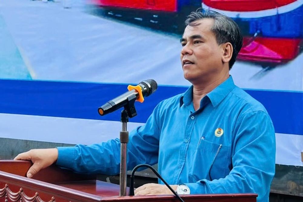 Ông Hà Trọng Thắng - Chủ tịch Công đoàn Đường sắt Việt Nam.