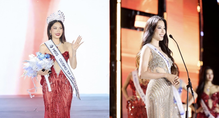 Nam Anh (left) and Nam Em. Photo: Miss Cosmo.