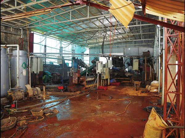 Trung Nghia Tunnel Brick Factory area (in An Do village, Tan Minh commune, Ninh Binh province) Lao Dong Newspaper reporters previously recorded plastic buckets and basins being produced. Photo: Luong Ha