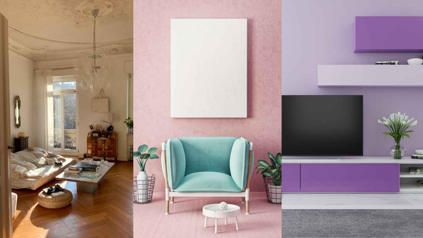 How to choose beautiful, harmonious and suitable living room paint colors for furniture. Graphics: Ha May