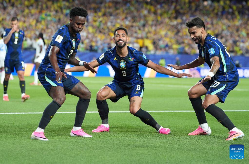 Hàng công Brazil đã có một màn trình diễn ấn tượng. Ảnh: Xinhua