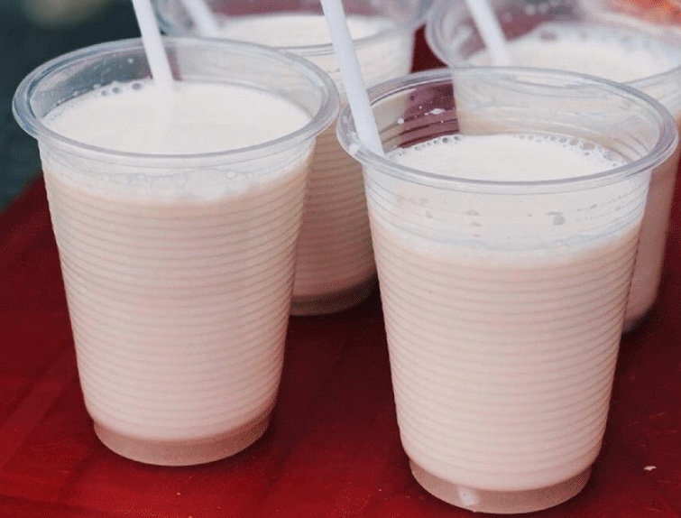 How to drink soy milk is very important, especially in hot weather. Photo: Thu Thuy