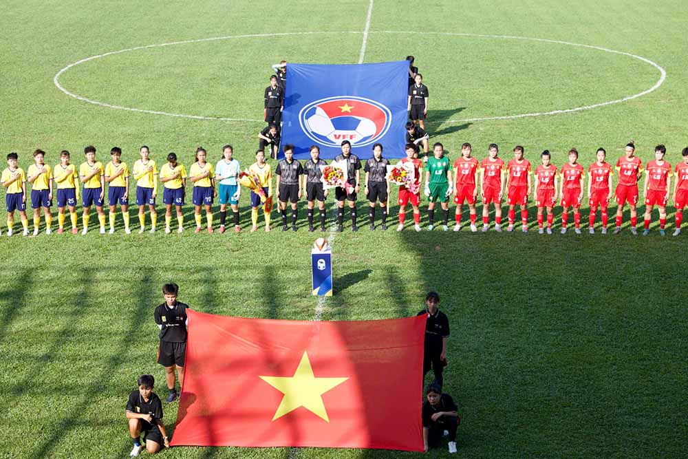 National Women's Football Championship - Thai Son Bac Cup 2026 opens in Thai Nguyen. Photo: VFF