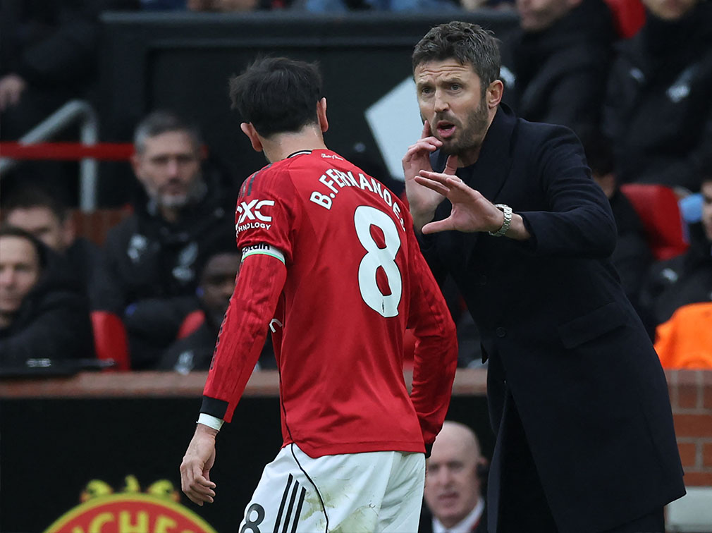 Michael Carrick đã làm rất tốt công tác tư tưởng với các ngôi sao Man United. Ảnh: AFP