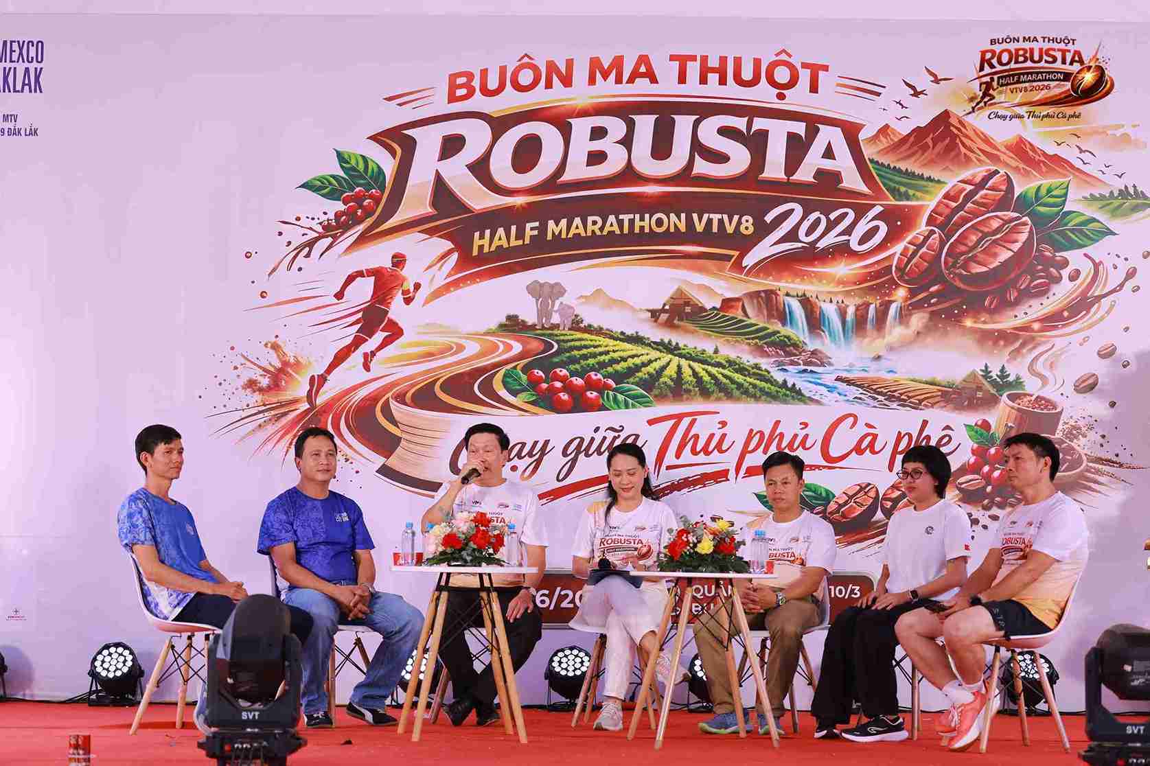 Buon Ma Thuot Robusta Half Marathon VTV8 2026 race contributes to promoting products and tourism images of Dak Lak province. Photo: Organizing Committee