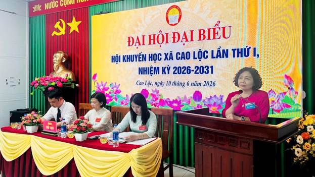 Trong tháng 6, nhiều xã ở Lạng Sơn tổ chức Đại hội khuyến học. Ảnh: Hội khuyến học Lạng Sơn