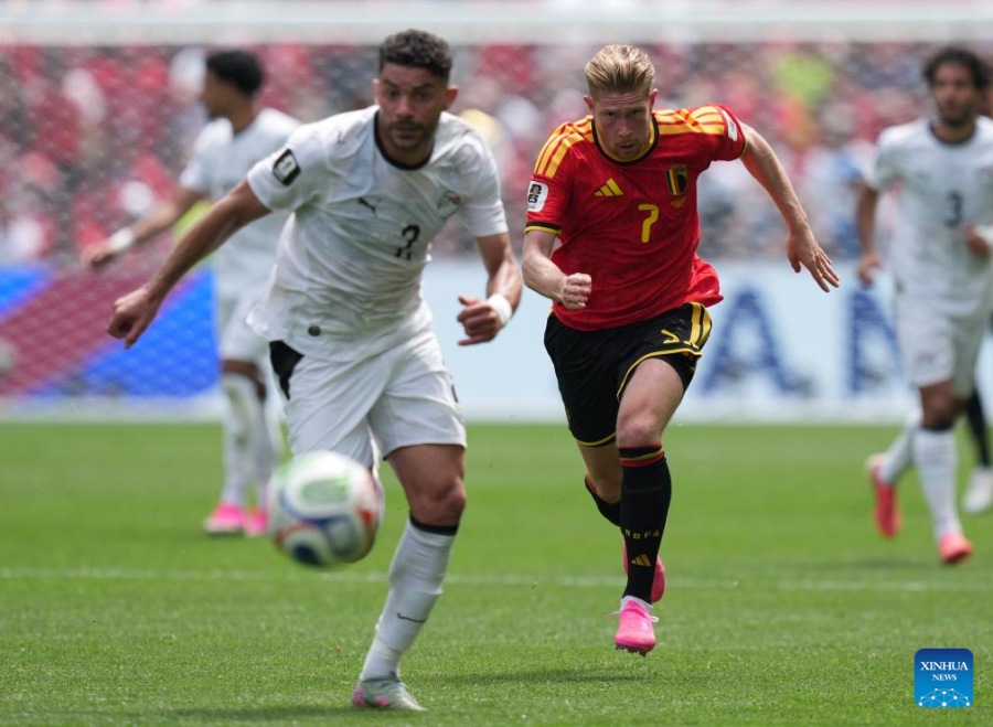 Tuyển Bỉ có điểm ngày ra quân World Cup 2026 nhưng là màn trình diễn đáng thất vọng. Ảnh: Xinhua